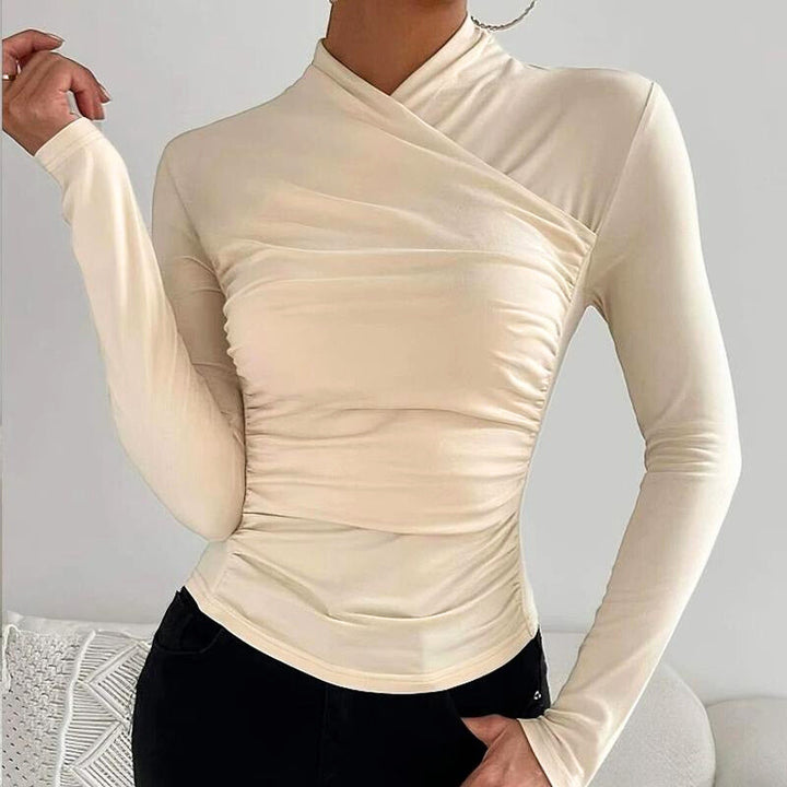 Julie™ | Classic Cross-Neck Top