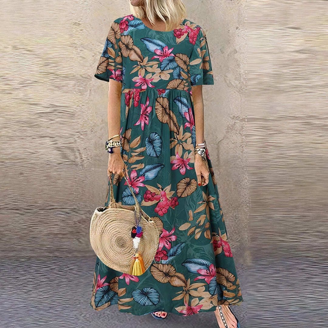 Masie | Comfortable floral dress