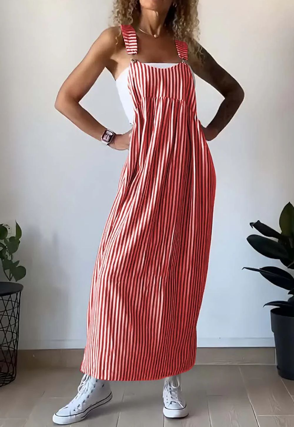 Alice™ | Striped Jumpsuit Dress