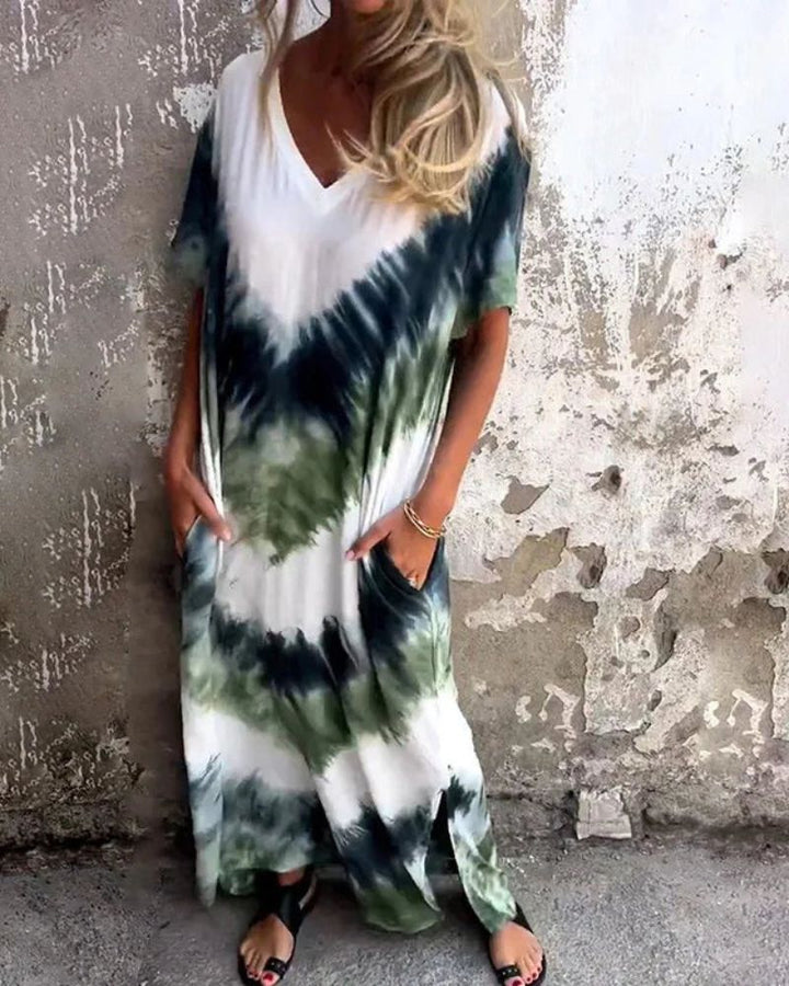 TYLA | TIE DYE BOHO DRESS