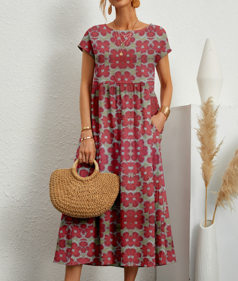 Josiane | Elegant floral dress