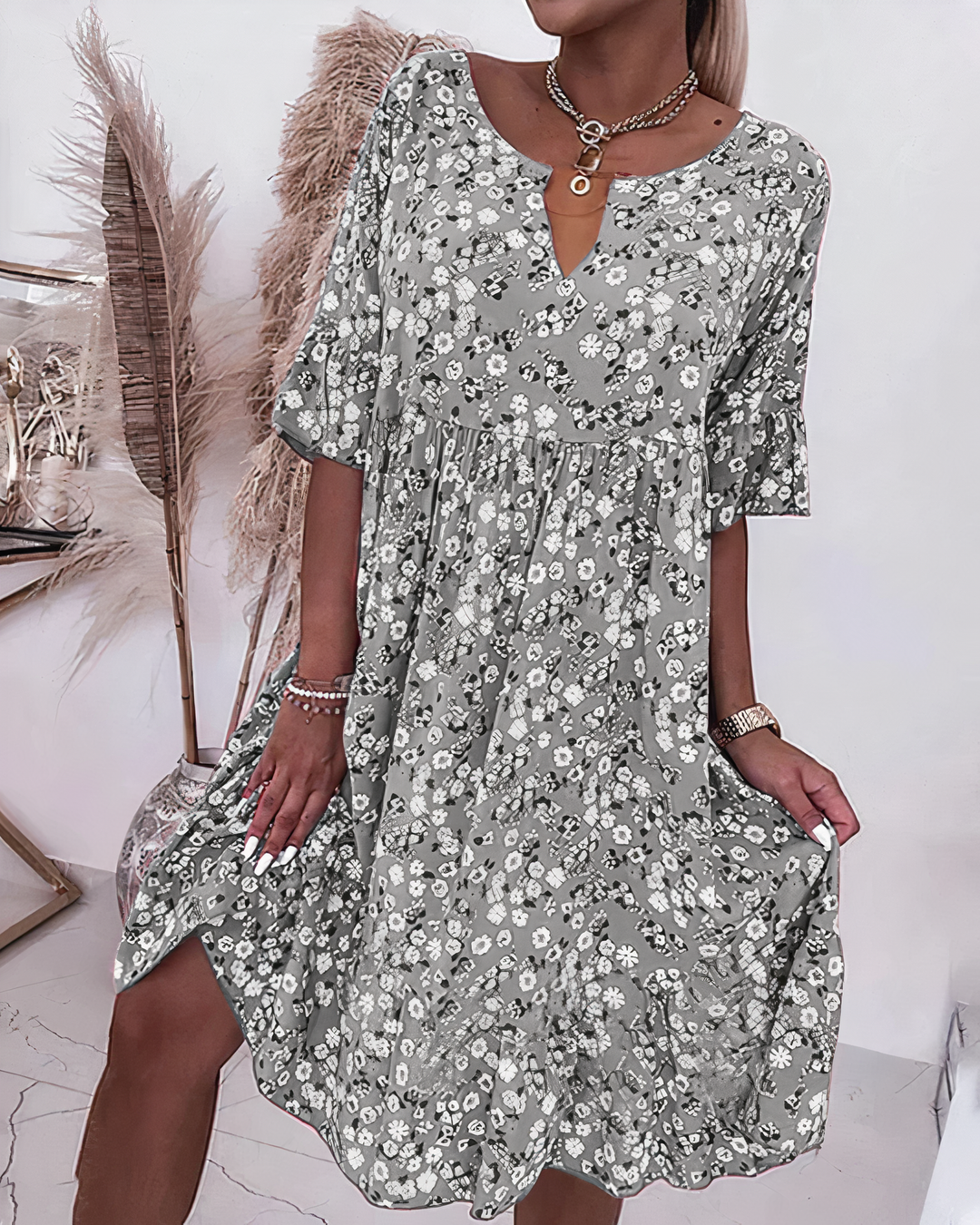 Ella | Comfortable Floral Dress