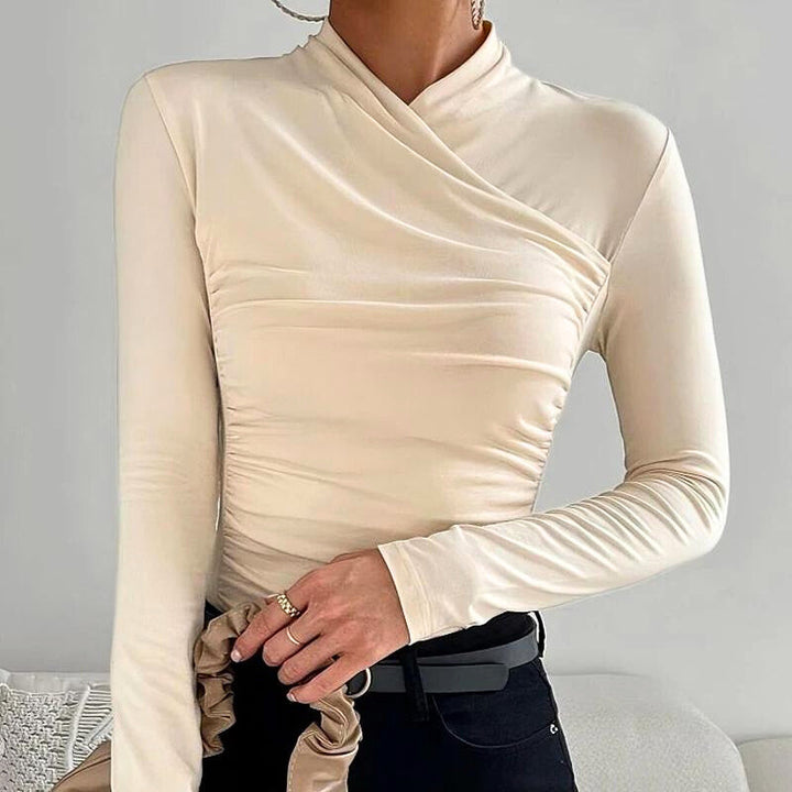 Julie™ | Classic Cross-Neck Top