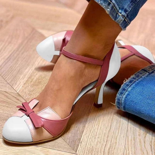 Malwina | Eleganckie retro czółenka