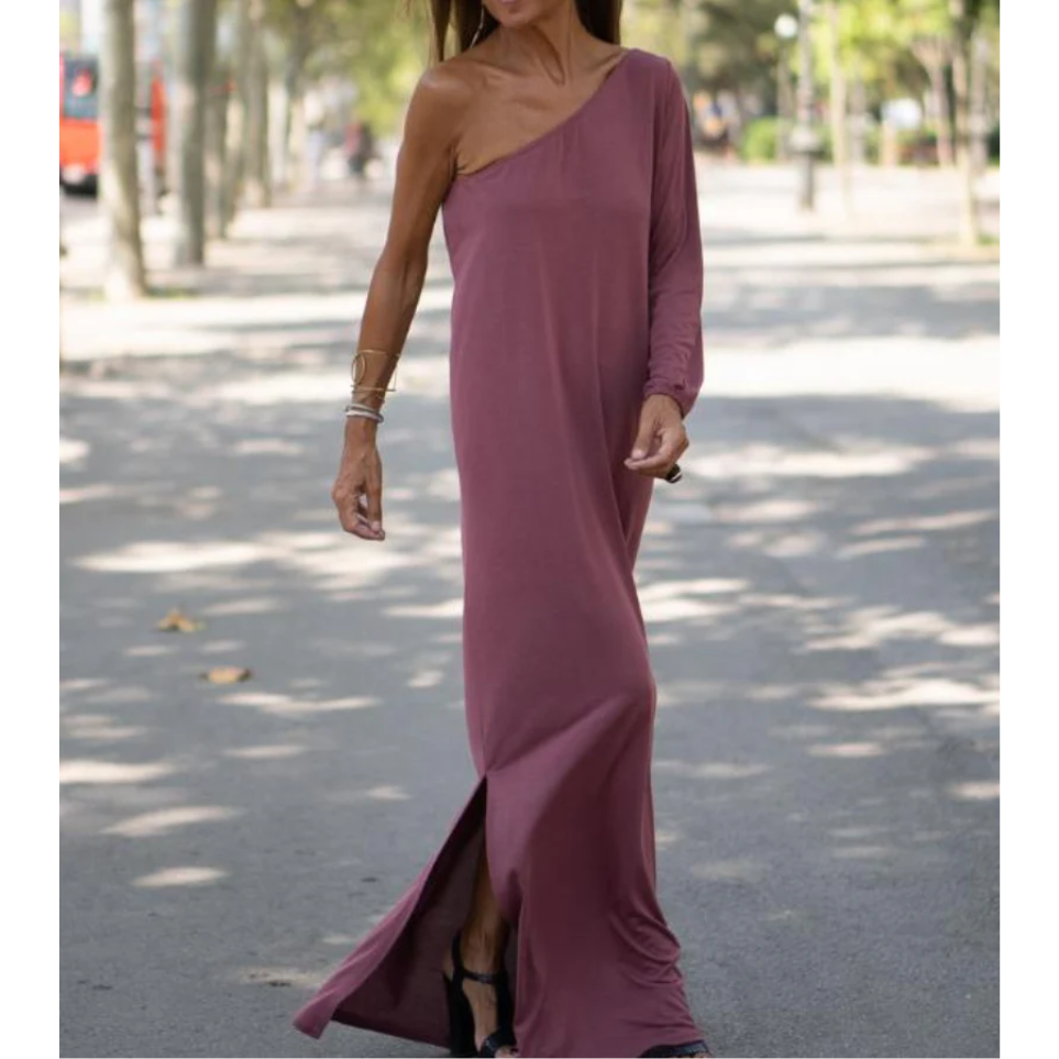 Stella | Elegant and light one-shoulder dress